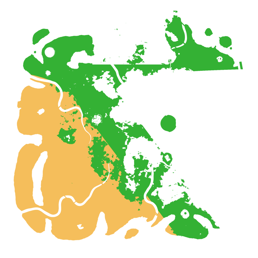 Biome Rust Map: Procedural Map, Size: 4500, Seed: 851366443
