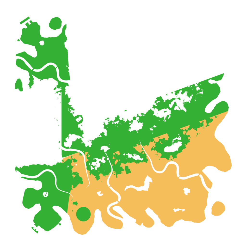 Biome Rust Map: Procedural Map, Size: 4500, Seed: 628535110