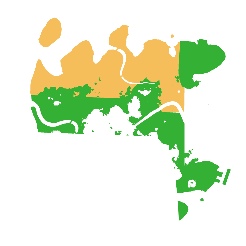 Biome Rust Map: Procedural Map, Size: 3000, Seed: 1433692508