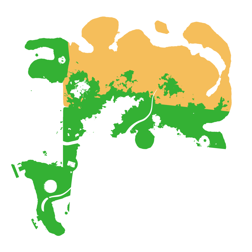 Biome Rust Map: Procedural Map, Size: 3500, Seed: 1398503466