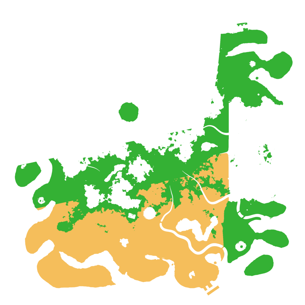 Biome Rust Map: Procedural Map, Size: 4500, Seed: 527962823