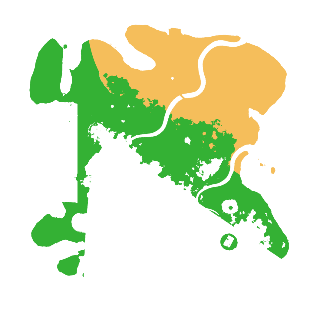 Biome Rust Map: Procedural Map, Size: 3000, Seed: 1541837343