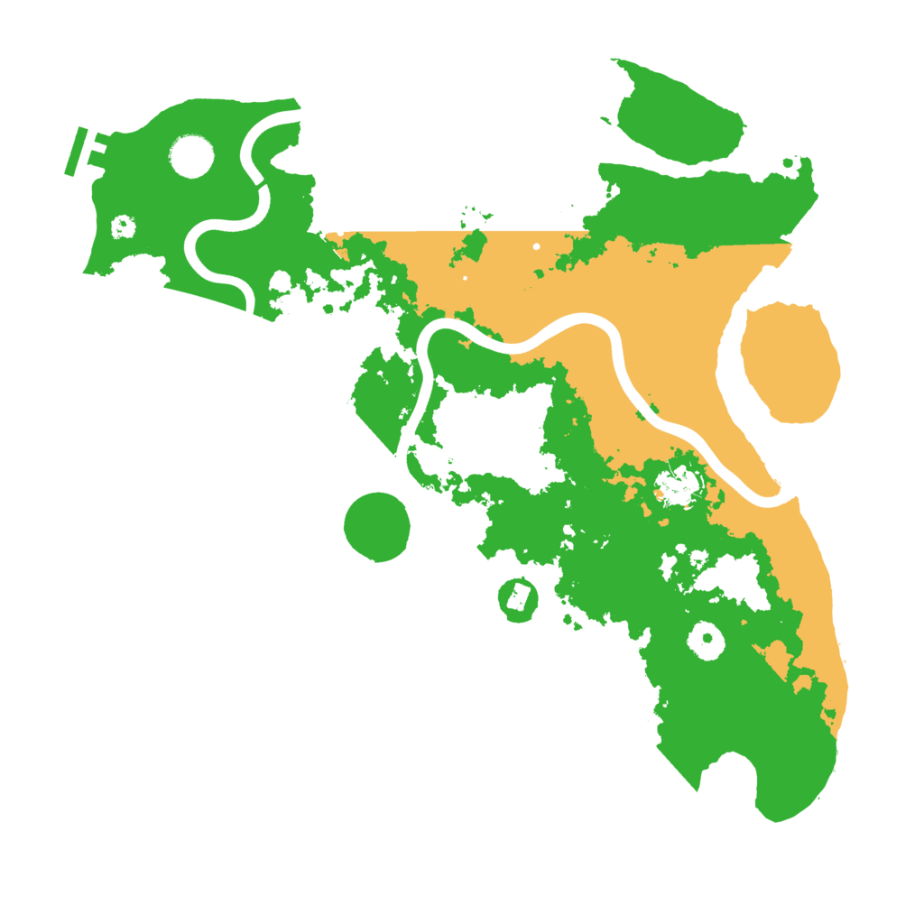 Biome Rust Map: Procedural Map, Size: 3750, Seed: 761713477