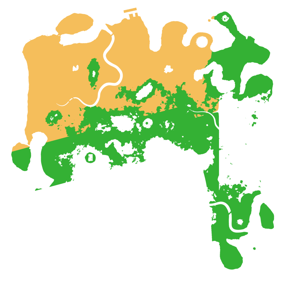 Biome Rust Map: Procedural Map, Size: 4500, Seed: 430568406
