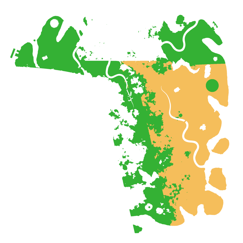 Biome Rust Map: Procedural Map, Size: 5000, Seed: 495421946
