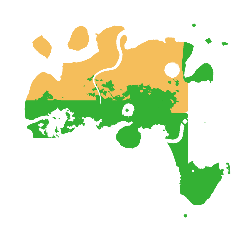 Biome Rust Map: Procedural Map, Size: 3000, Seed: 366278157