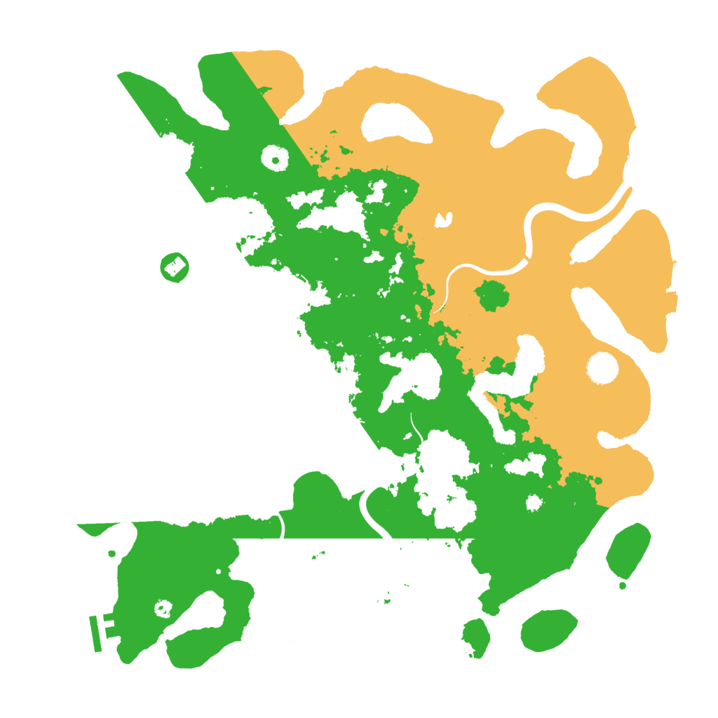 Biome Rust Map: Procedural Map, Size: 4000, Seed: 201571