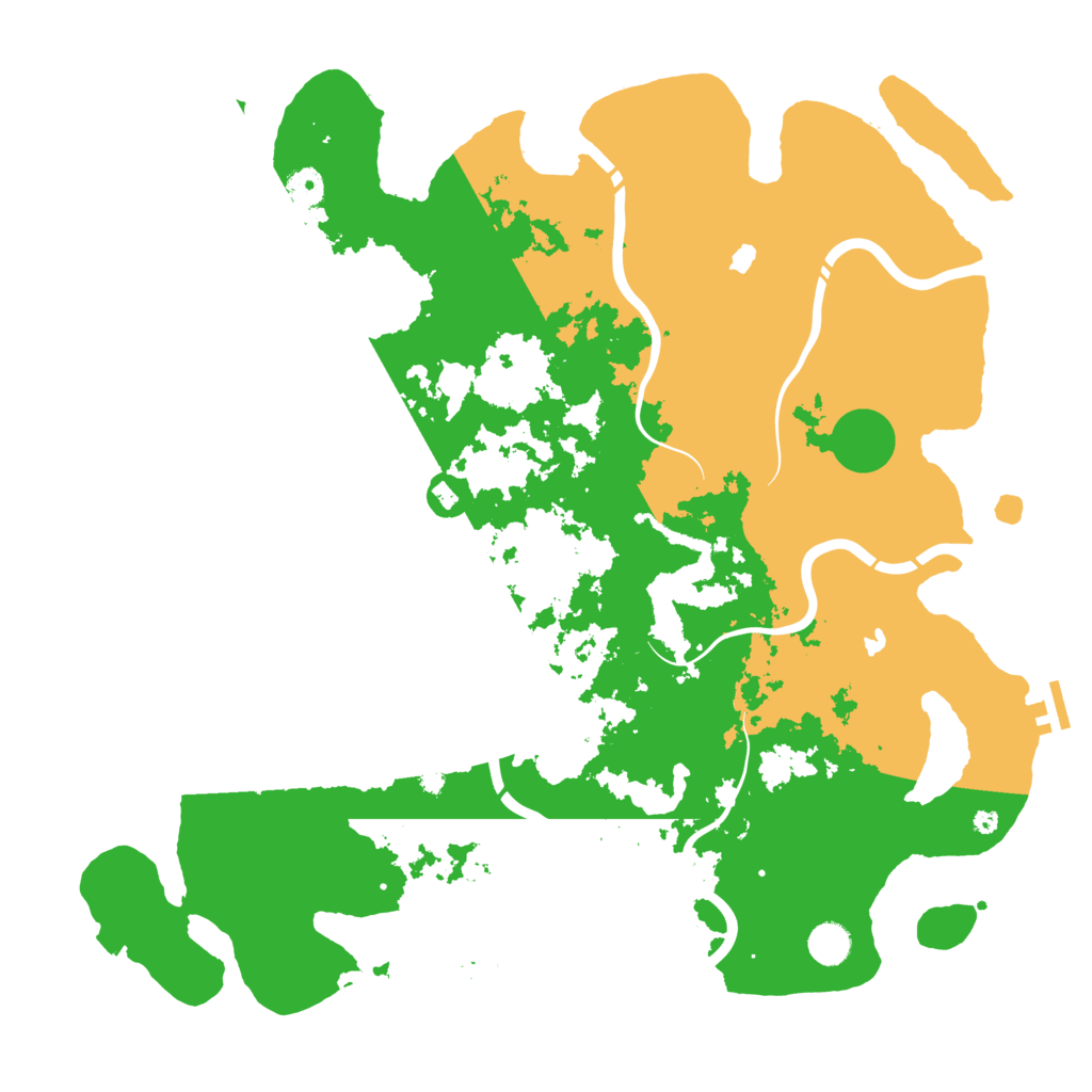 Biome Rust Map: Procedural Map, Size: 4500, Seed: 1658981121