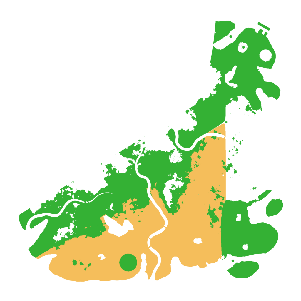 Biome Rust Map: Procedural Map, Size: 4500, Seed: 1555720411