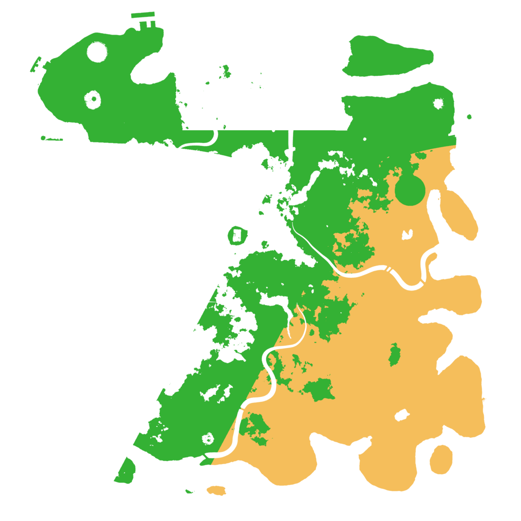 Biome Rust Map: Procedural Map, Size: 4500, Seed: 1954414357