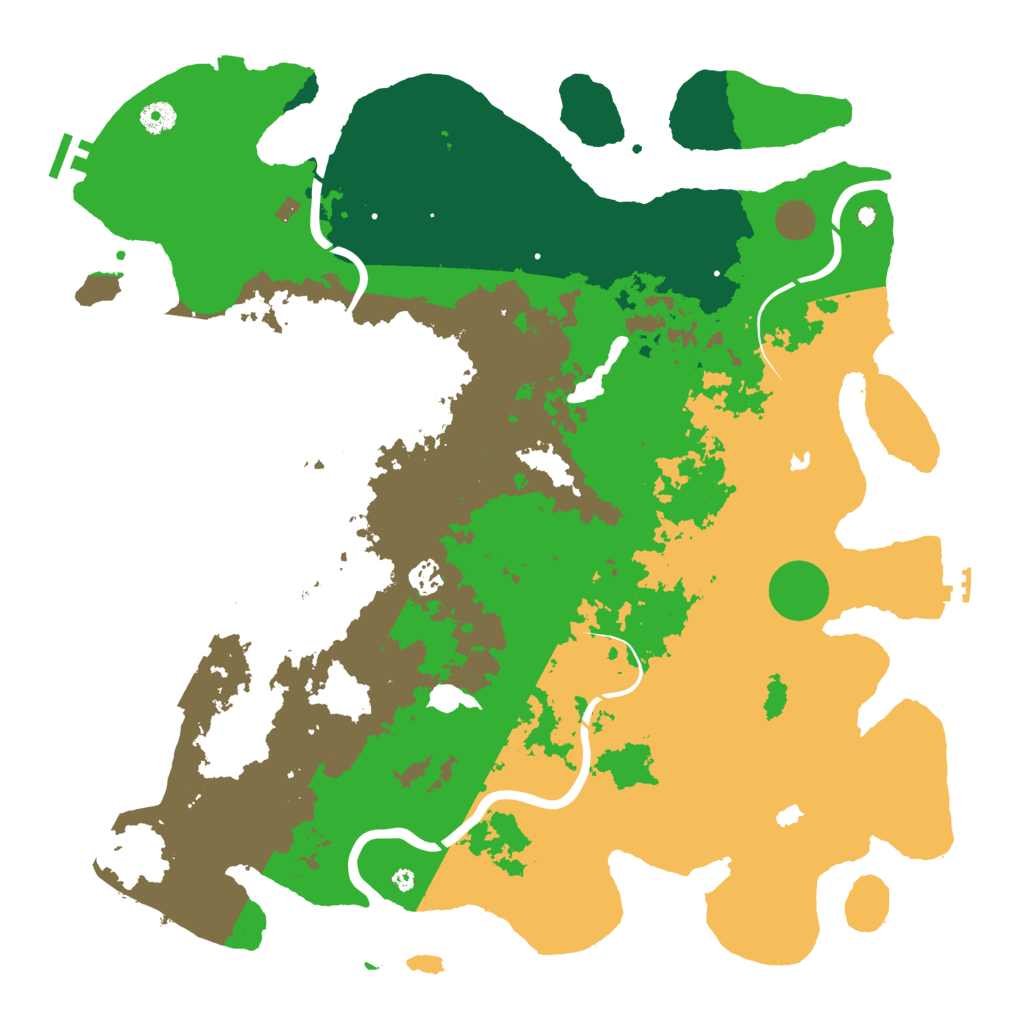 Biome Rust Map: Procedural Map, Size: 4500, Seed: 1954414357