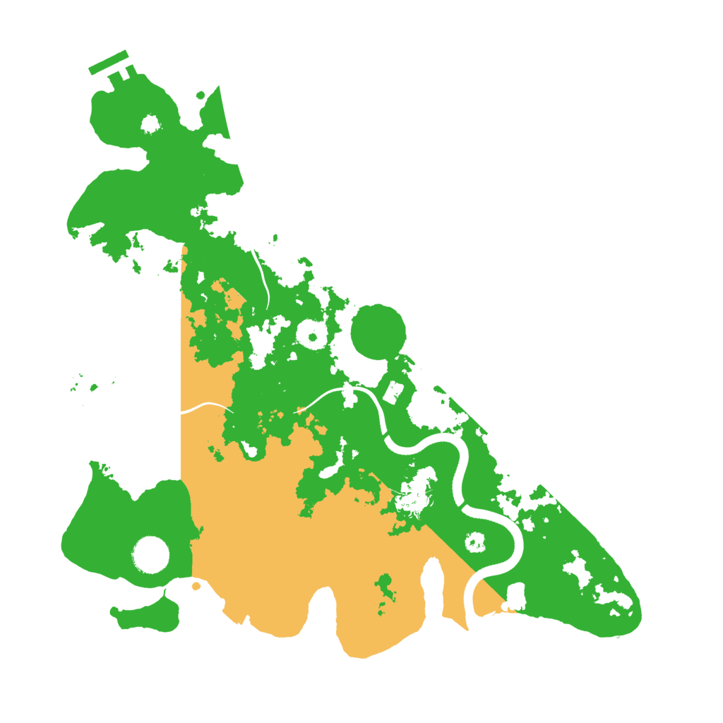 Biome Rust Map: Procedural Map, Size: 3500, Seed: 653448157