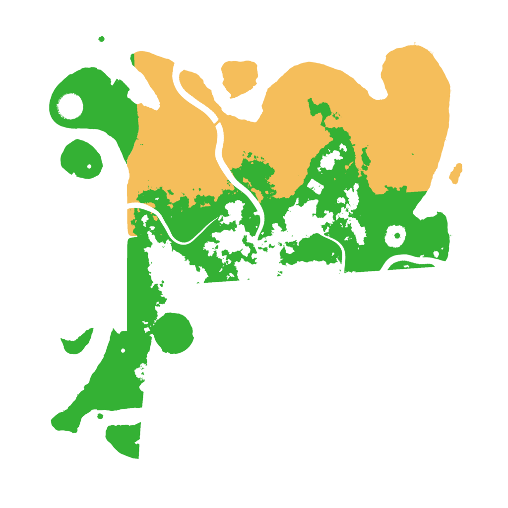 Biome Rust Map: Procedural Map, Size: 3500, Seed: 761980539