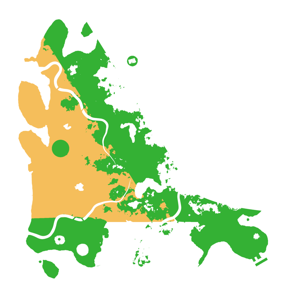Biome Rust Map: Procedural Map, Size: 4500, Seed: 206221460