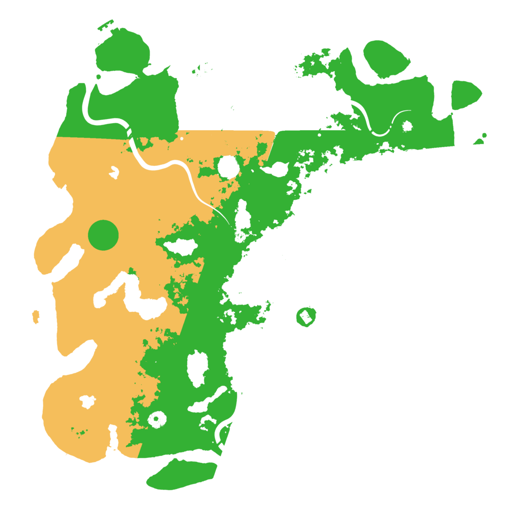 Biome Rust Map: Procedural Map, Size: 4500, Seed: 1302402638