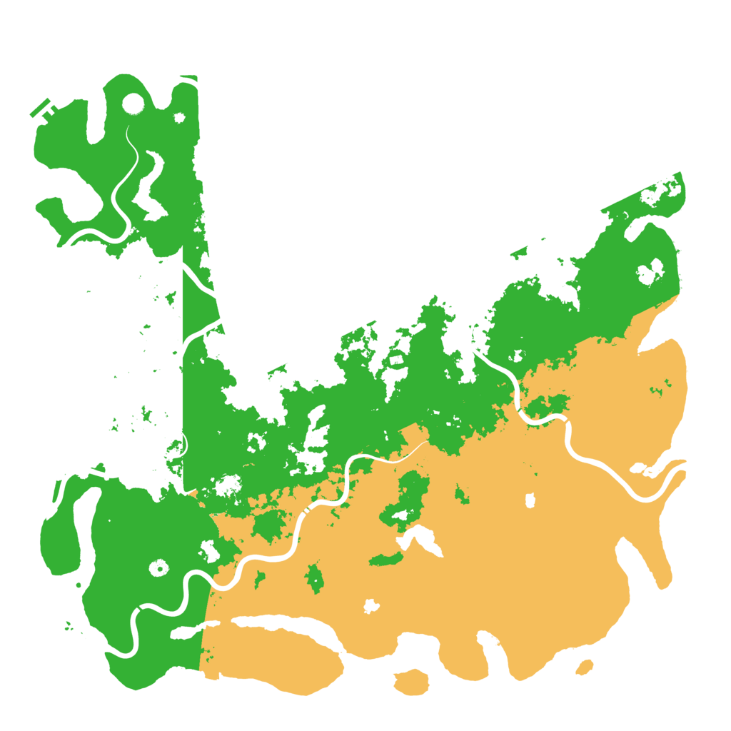 Biome Rust Map: Procedural Map, Size: 6000, Seed: 1197216888