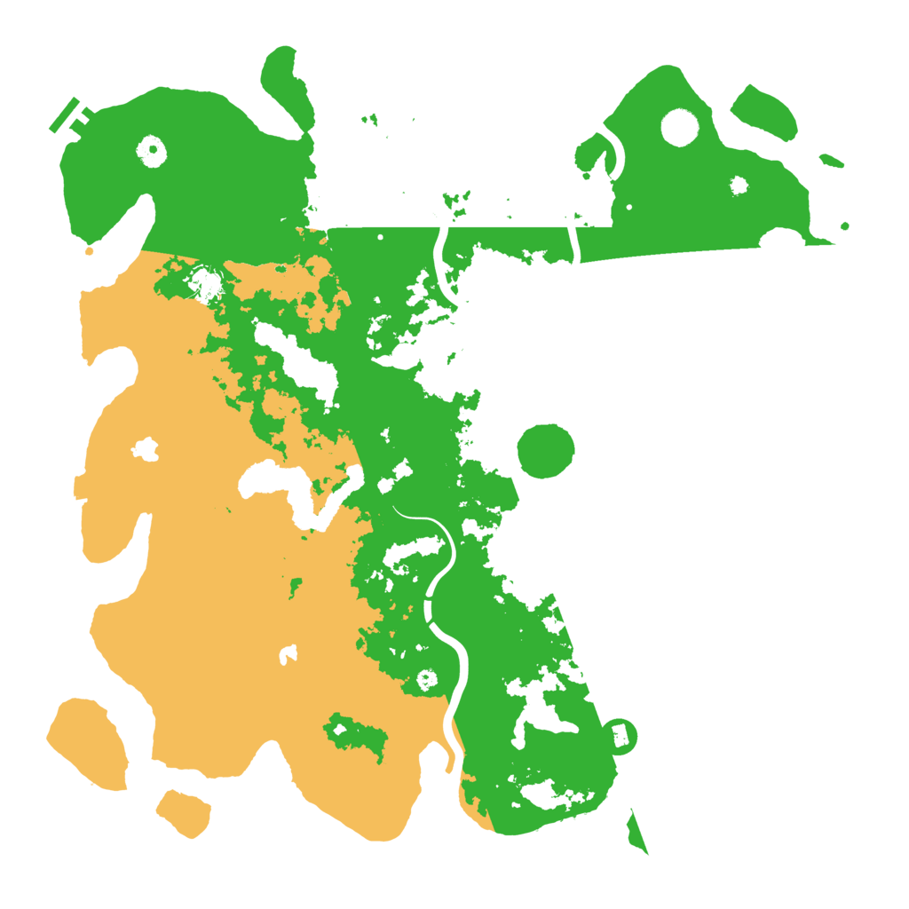 Biome Rust Map: Procedural Map, Size: 4500, Seed: 111479022