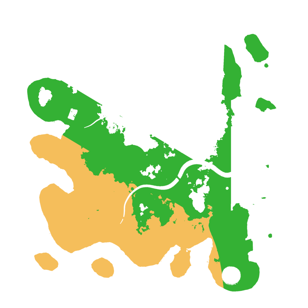 Biome Rust Map: Procedural Map, Size: 3000, Seed: 1598222201