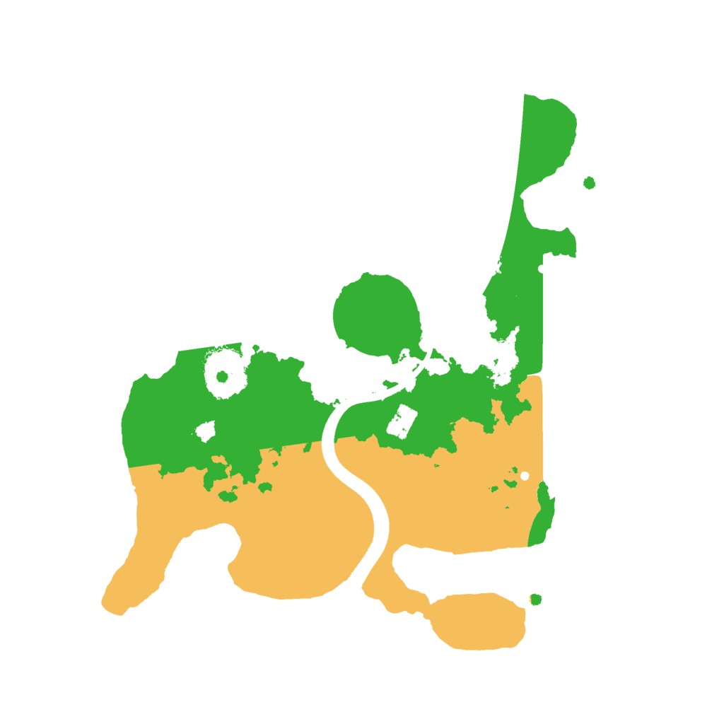 Biome Rust Map: Procedural Map, Size: 2400, Seed: 1693292903