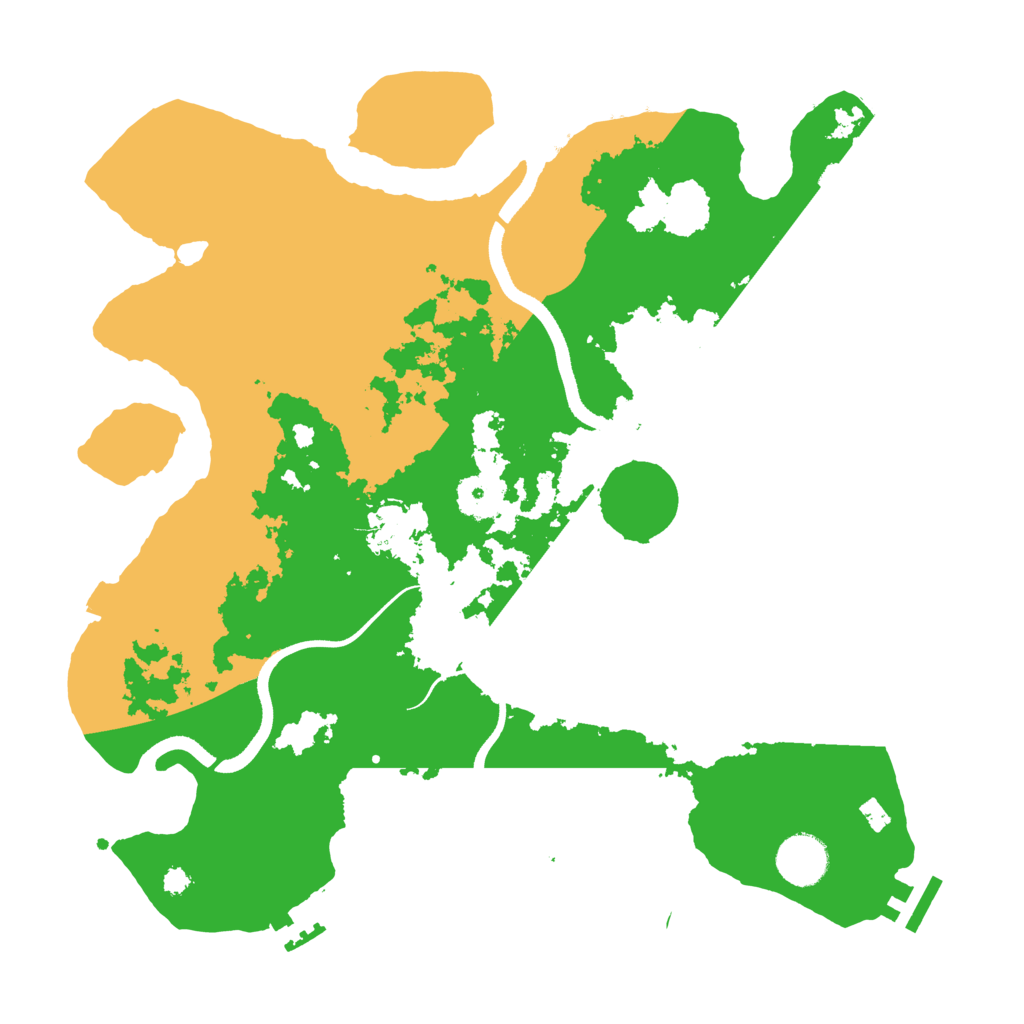 Biome Rust Map: Procedural Map, Size: 3500, Seed: 2146177183