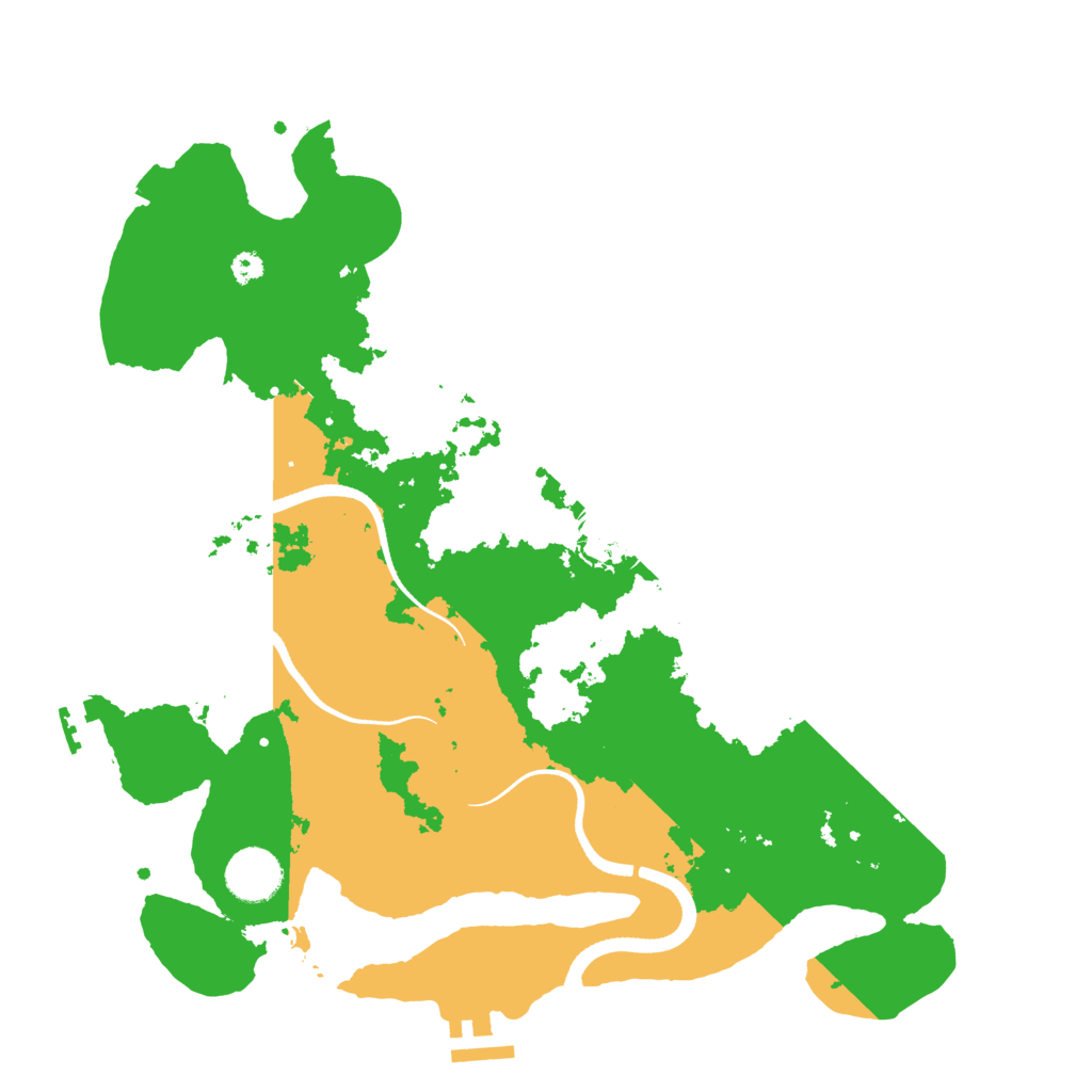 Biome Rust Map: Procedural Map, Size: 3500, Seed: 915251124