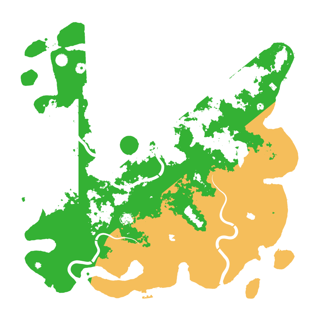 Biome Rust Map: Procedural Map, Size: 4500, Seed: 2098770031
