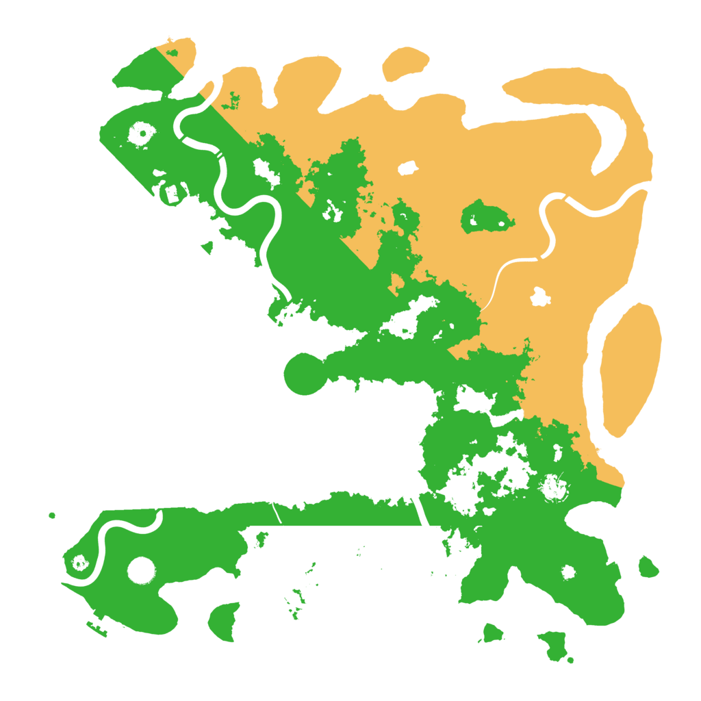 Biome Rust Map: Procedural Map, Size: 4500, Seed: 1520839841