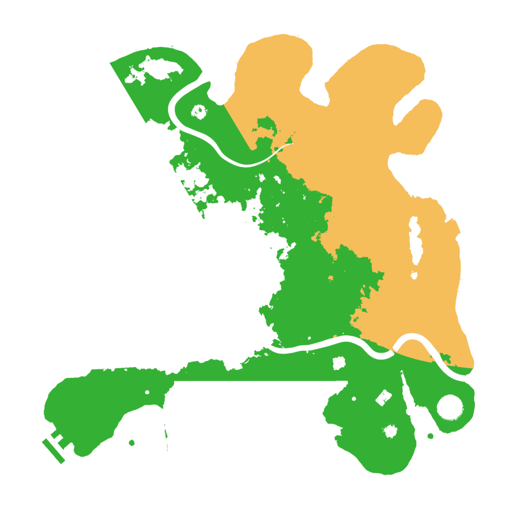 Biome Rust Map: Procedural Map, Size: 3500, Seed: 4062026