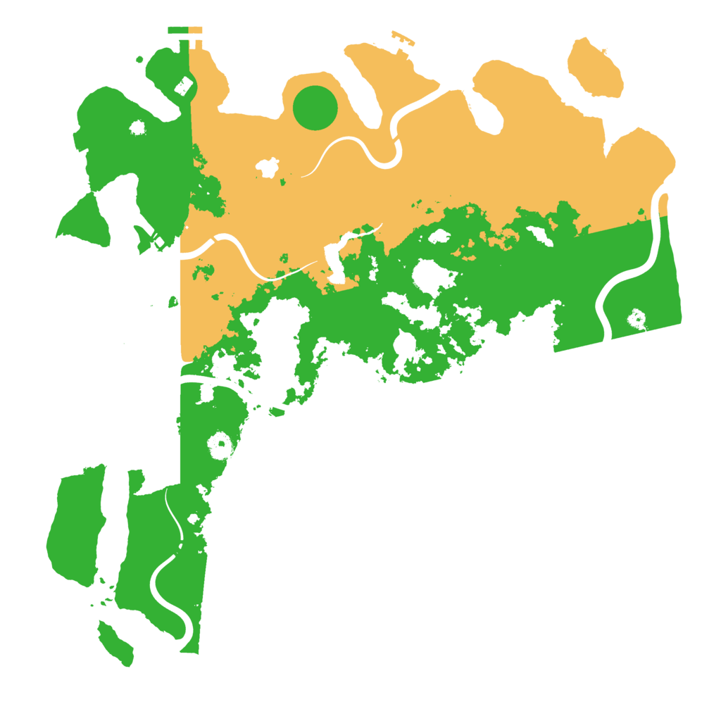 Biome Rust Map: Procedural Map, Size: 4250, Seed: 139209219