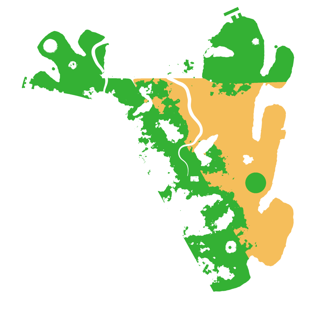 Biome Rust Map: Procedural Map, Size: 4000, Seed: 6675
