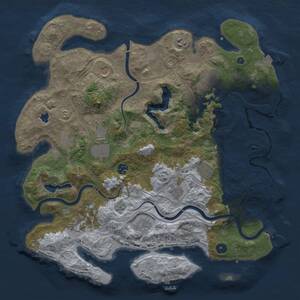 Thumbnail Rust Map: Procedural Map, Size: 4250, Seed: 527704551, 17 Monuments