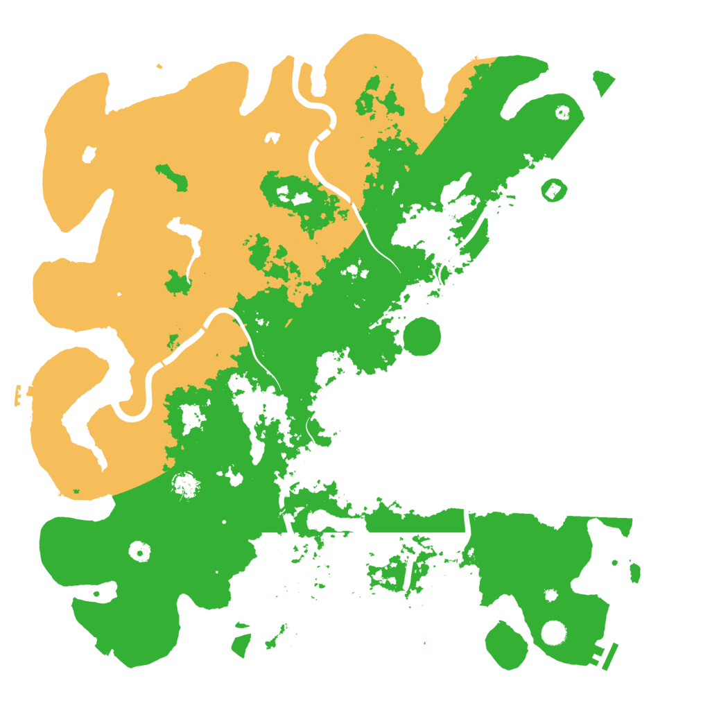 Biome Rust Map: Procedural Map, Size: 5000, Seed: 677723995