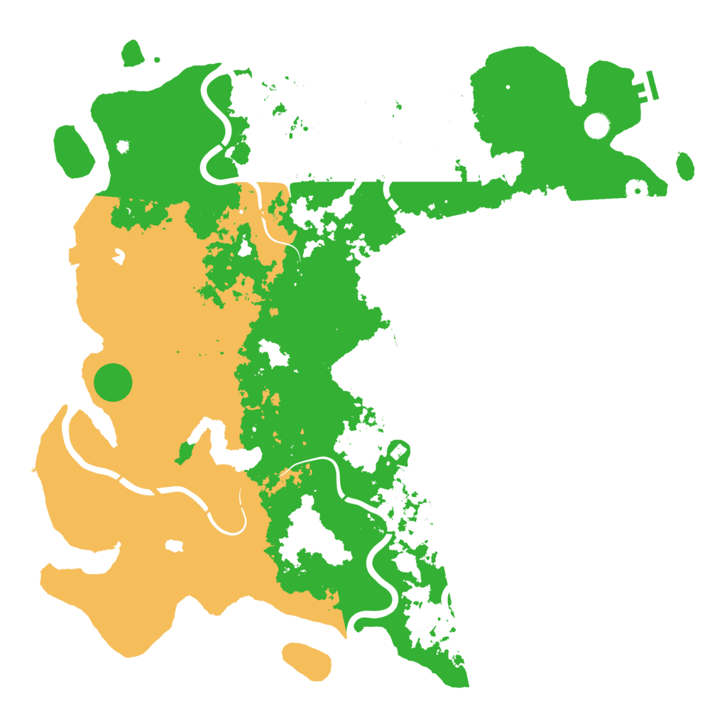 Biome Rust Map: Procedural Map, Size: 5000, Seed: 85779528