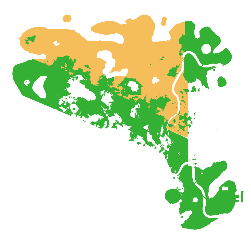 Biome Rust Map: Procedural Map, Size: 4500, Seed: 784067270