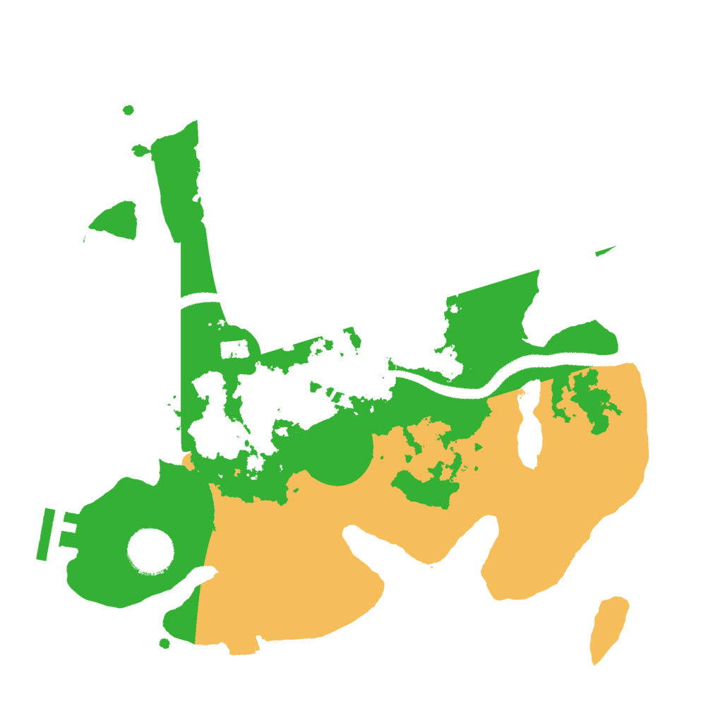 Biome Rust Map: Procedural Map, Size: 2800, Seed: 837970815