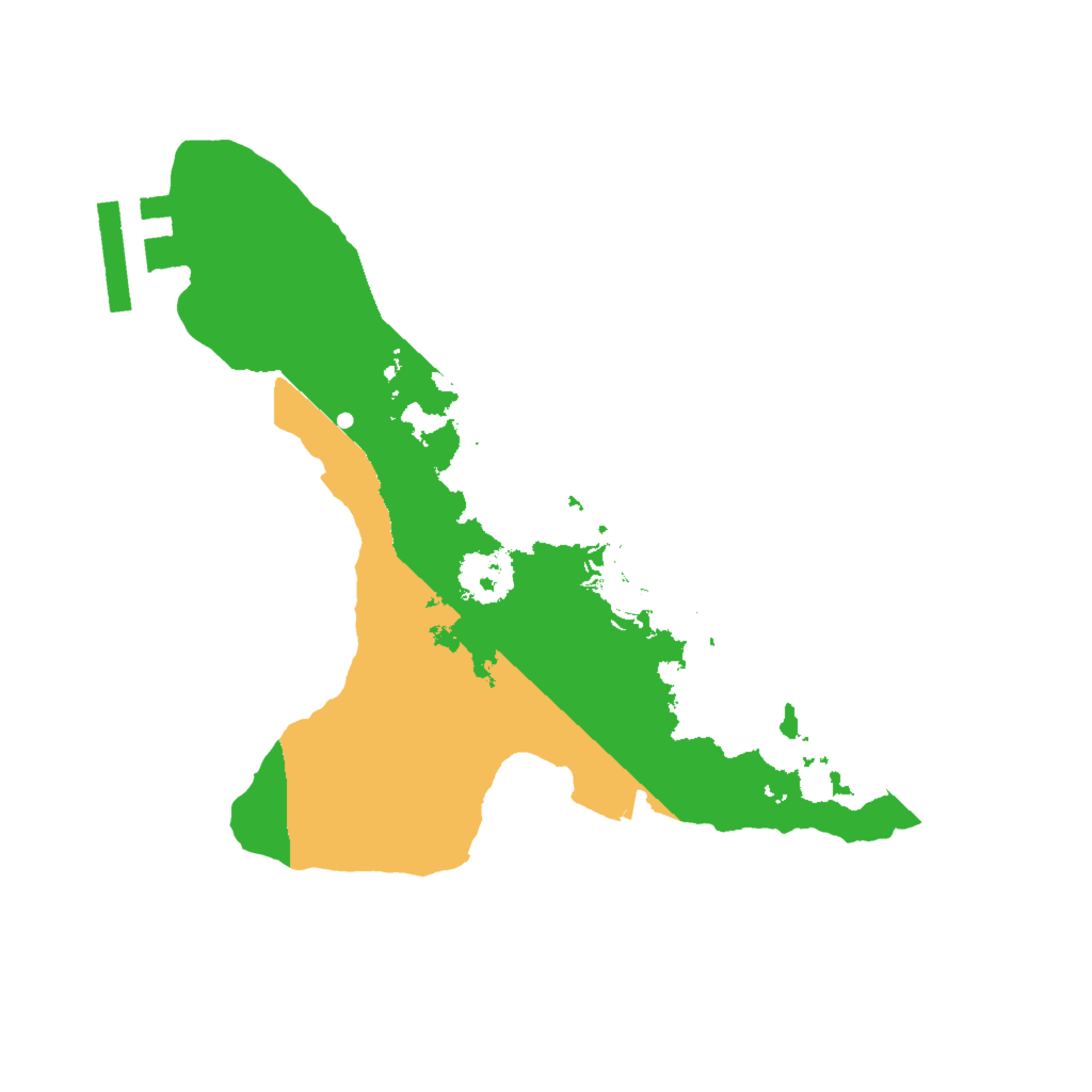 Biome Rust Map: Procedural Map, Size: 2000, Seed: 561886061