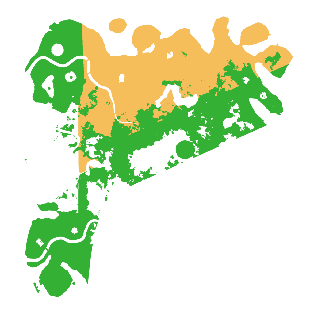 Biome Rust Map: Procedural Map, Size: 4500, Seed: 15117