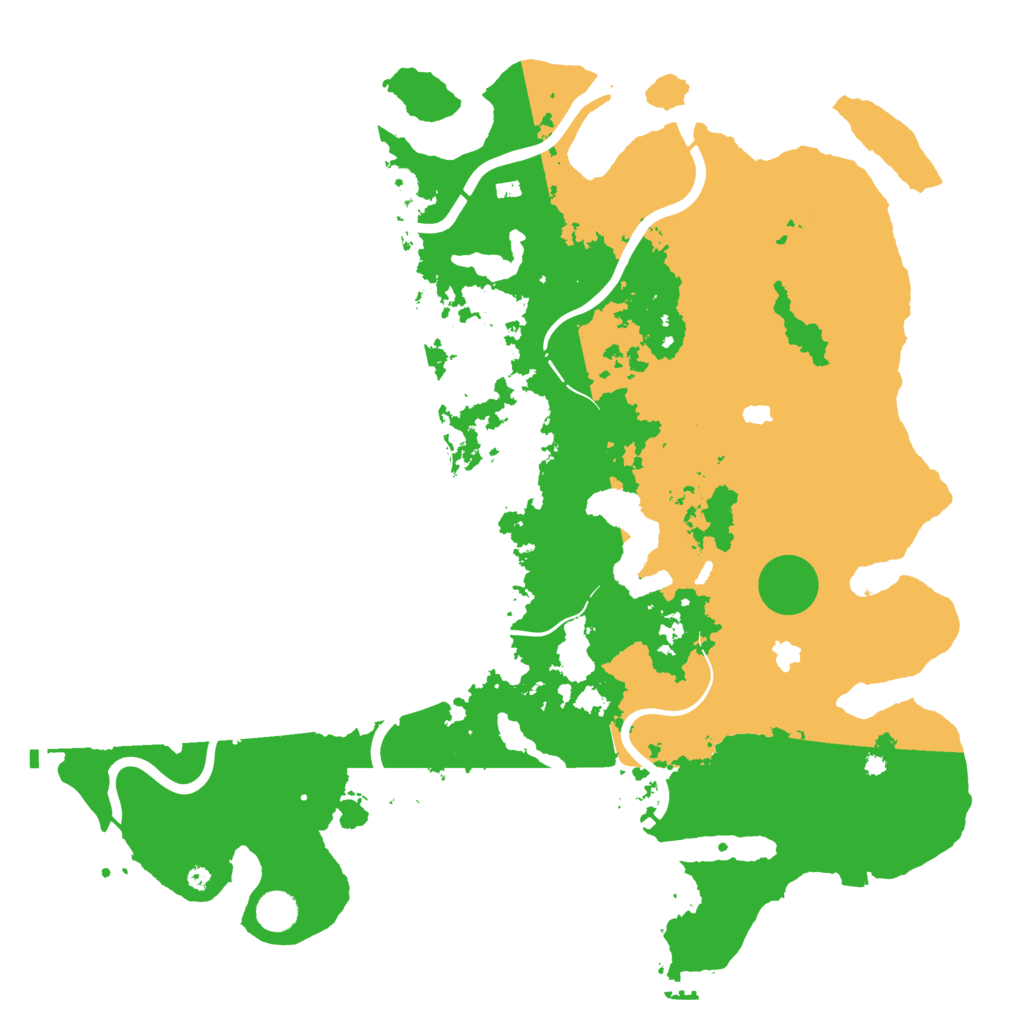 Biome Rust Map: Procedural Map, Size: 4500, Seed: 457144971