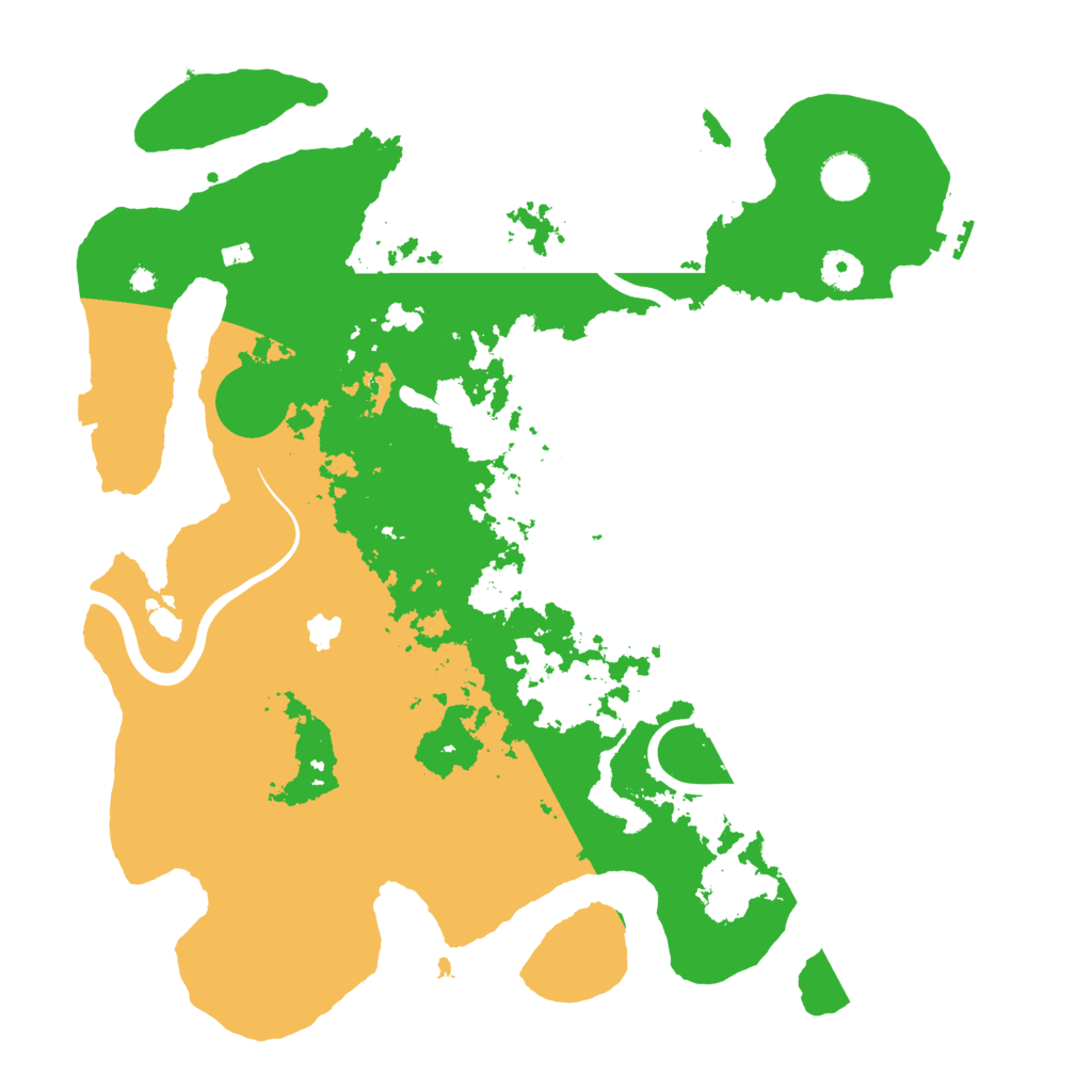 Biome Rust Map: Procedural Map, Size: 4000, Seed: 384721