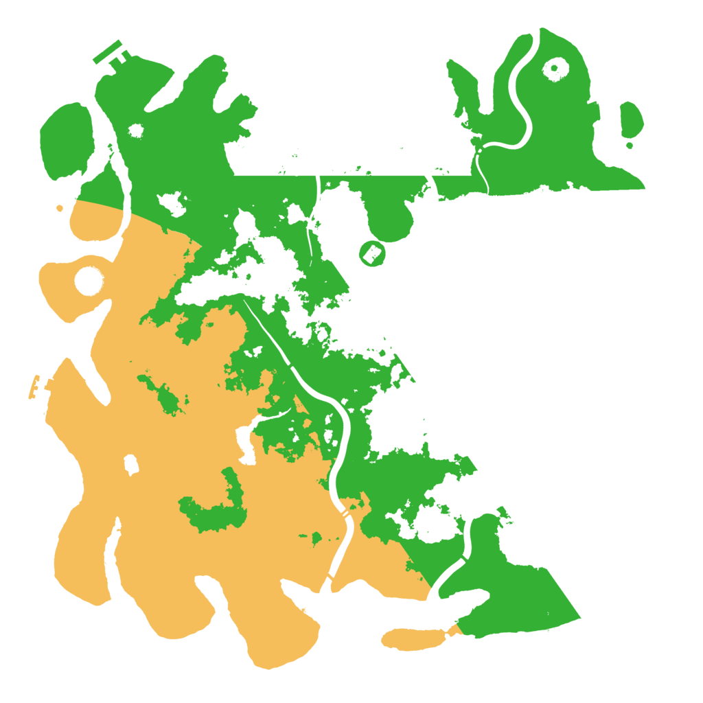 Biome Rust Map: Procedural Map, Size: 4300, Seed: 1554142885