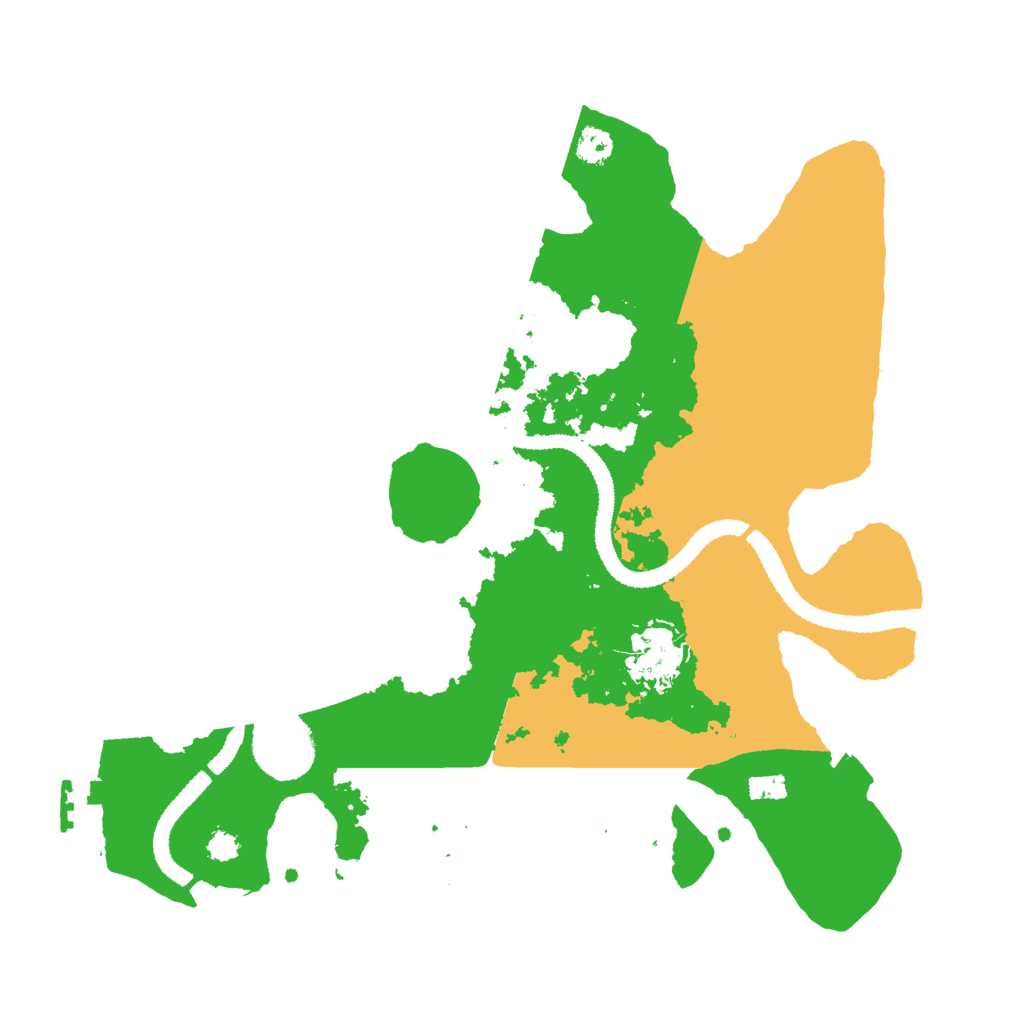 Biome Rust Map: Procedural Map, Size: 3000, Seed: 543875567