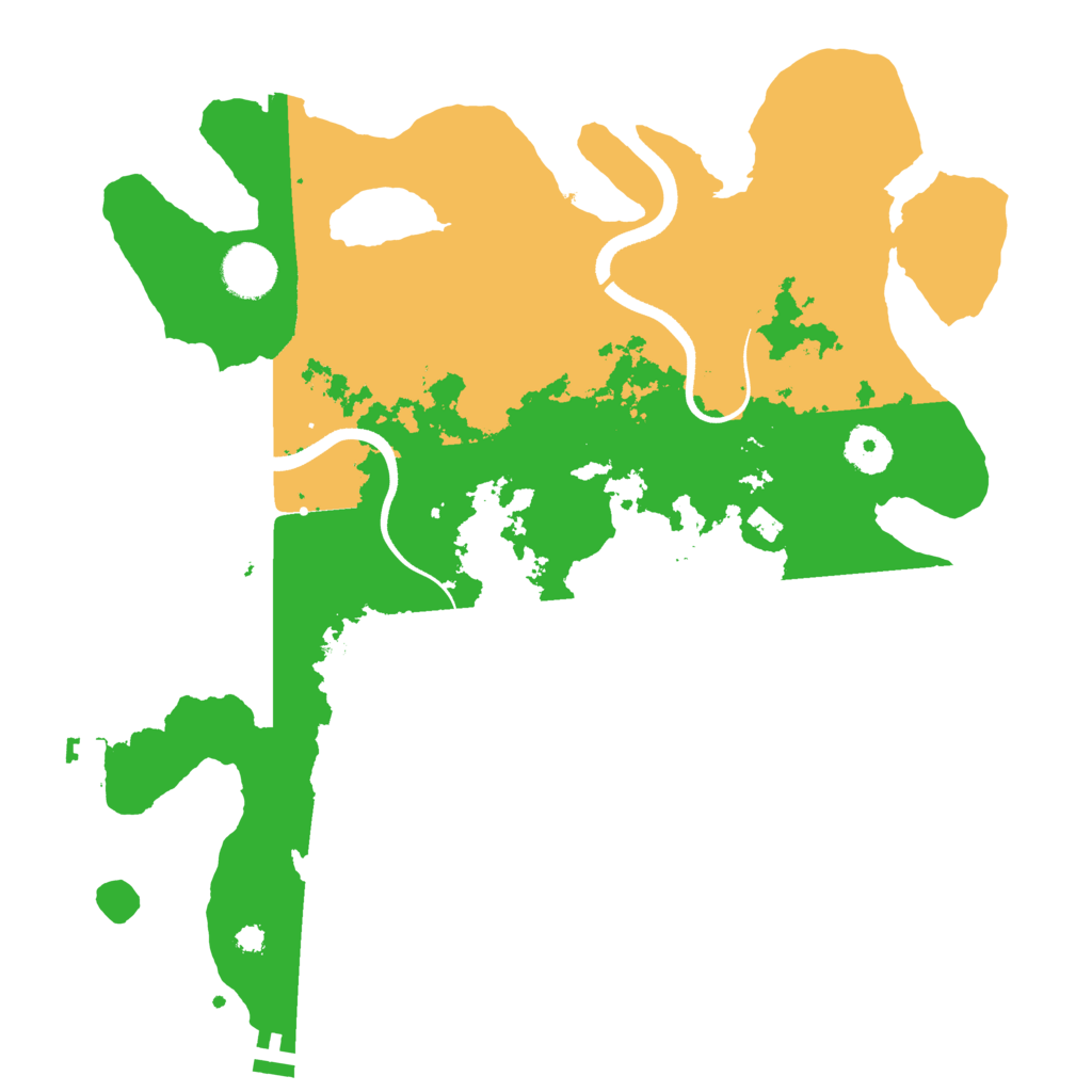 Biome Rust Map: Procedural Map, Size: 3500, Seed: 213018116