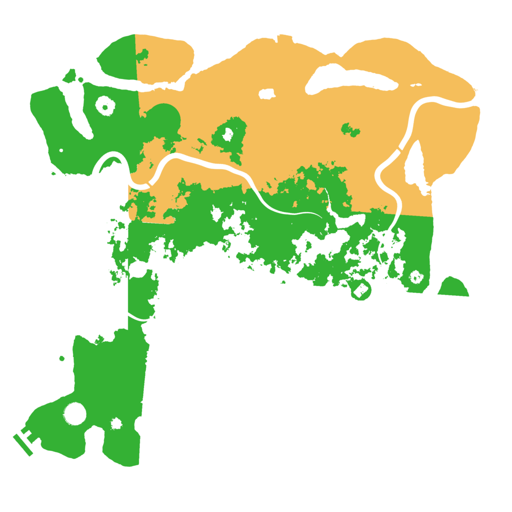Biome Rust Map: Procedural Map, Size: 4000, Seed: 825873662