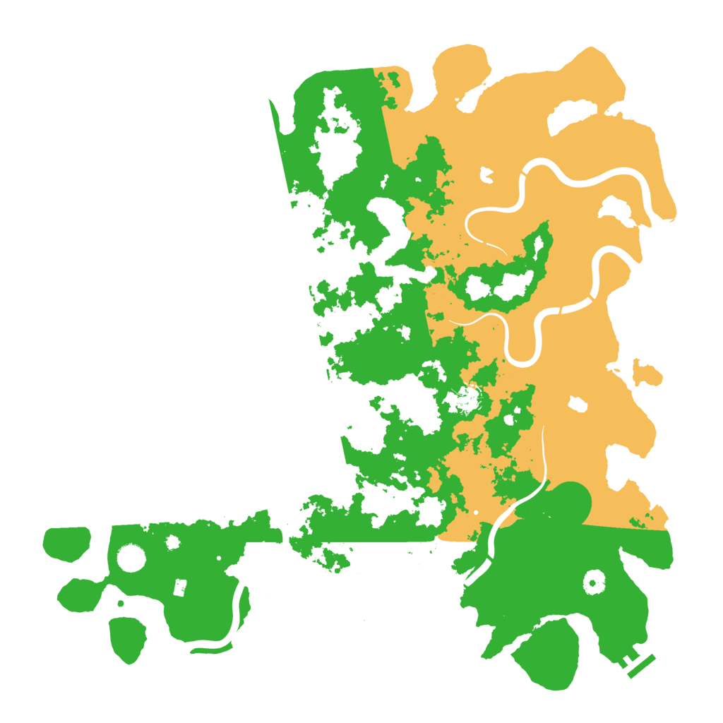 Biome Rust Map: Procedural Map, Size: 4500, Seed: 293190702