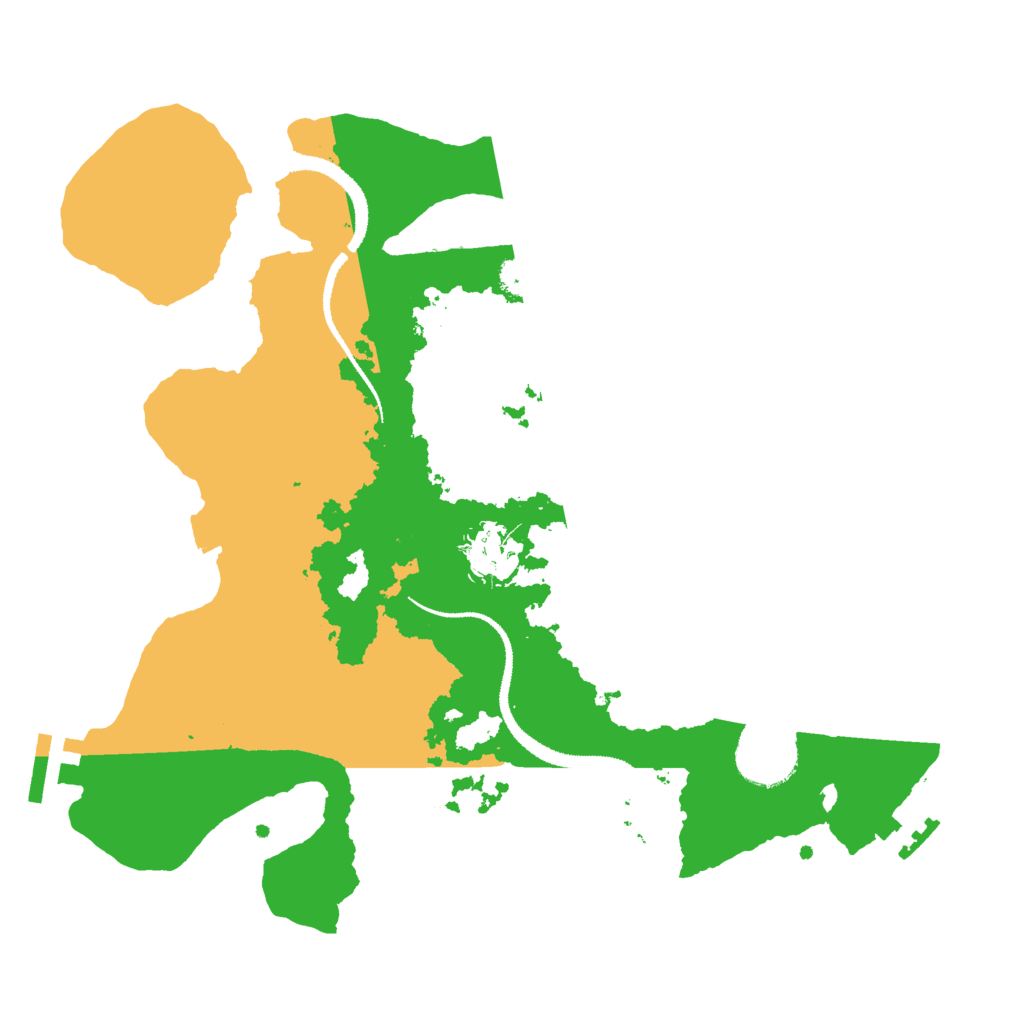 Biome Rust Map: Procedural Map, Size: 3000, Seed: 1199215907