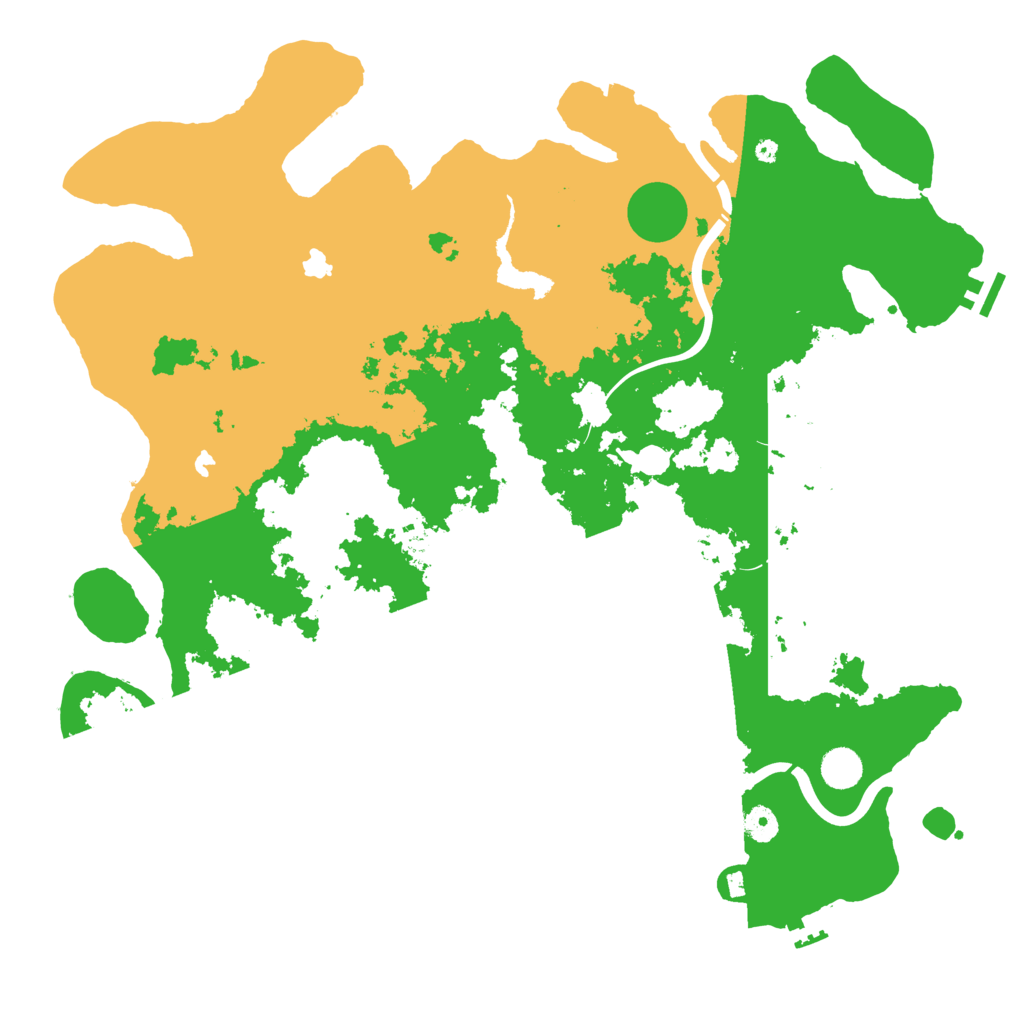 Biome Rust Map: Procedural Map, Size: 4500, Seed: 1547408590