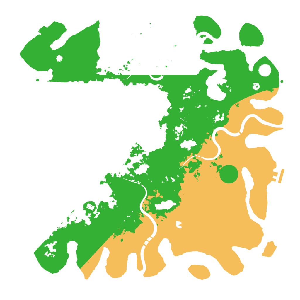 Biome Rust Map: Procedural Map, Size: 4250, Seed: 1342642550