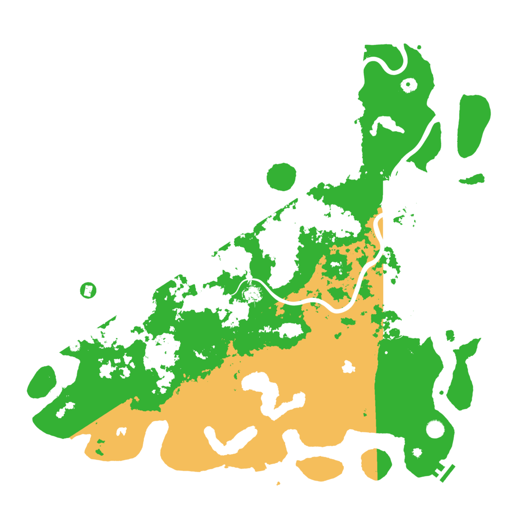 Biome Rust Map: Procedural Map, Size: 5000, Seed: 27768