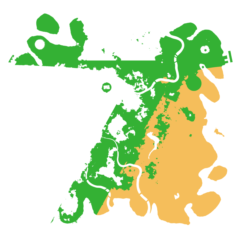 Biome Rust Map: Procedural Map, Size: 4250, Seed: 738628116