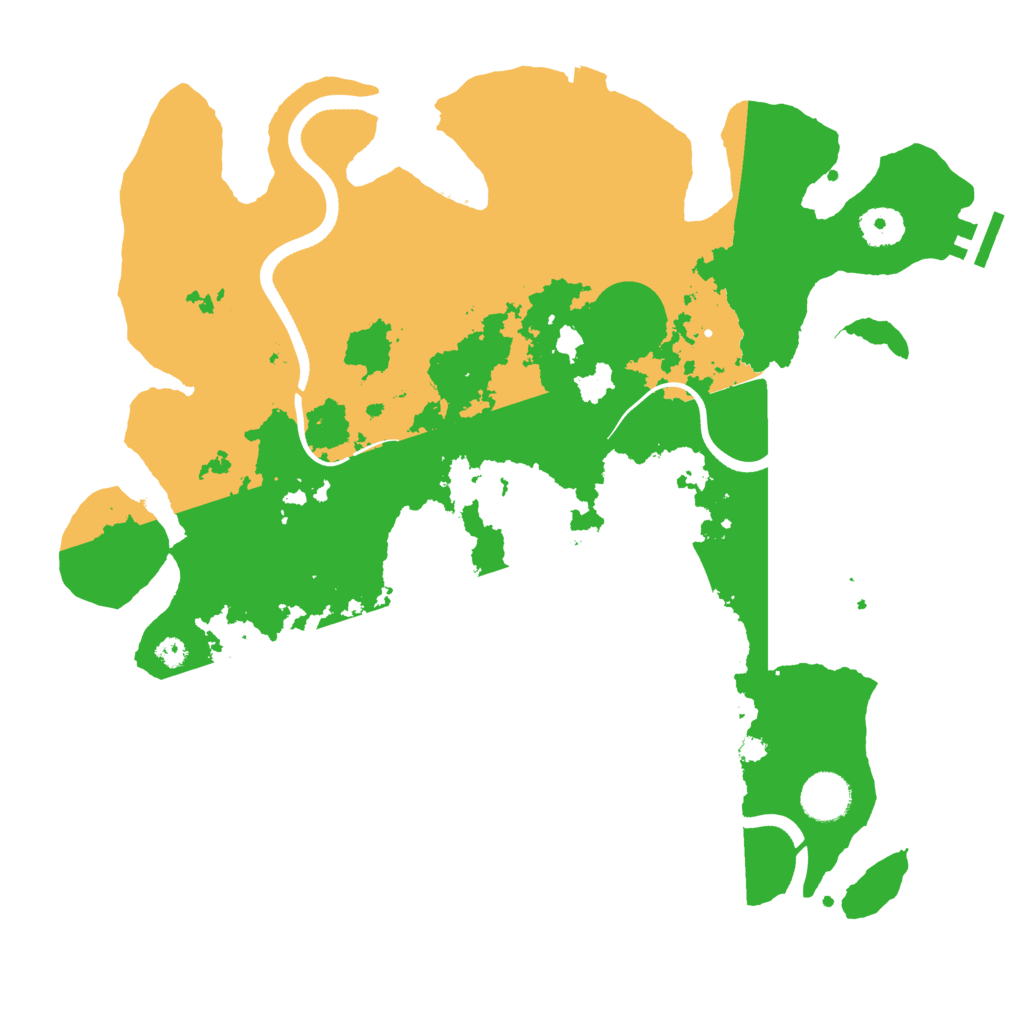 Biome Rust Map: Procedural Map, Size: 3650, Seed: 87428915